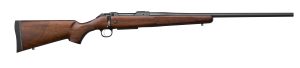 CZ 600 PLUS ST1 AMERICAN, 223 REM, 5 RD, 24IN, 1/2X28, DRILLED AND TAPPED, WALNUT STOCK