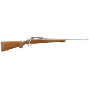 RUGER HAWKEYE HUNTER 7MM REM MAG BOLT RFL 24" STS THRDED BBL, AMERICAN WALNUT 3RD