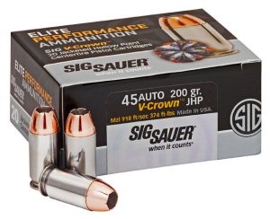Elite Performance .45 Auto JHP