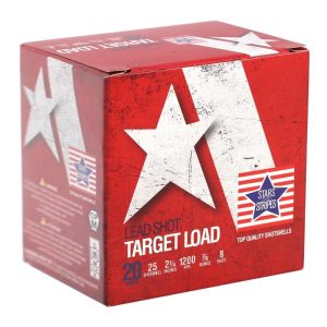 Stars and Stripes Target Loads 20 Gauge Ammo 2 3/4" 7/8 oz #8 Sh