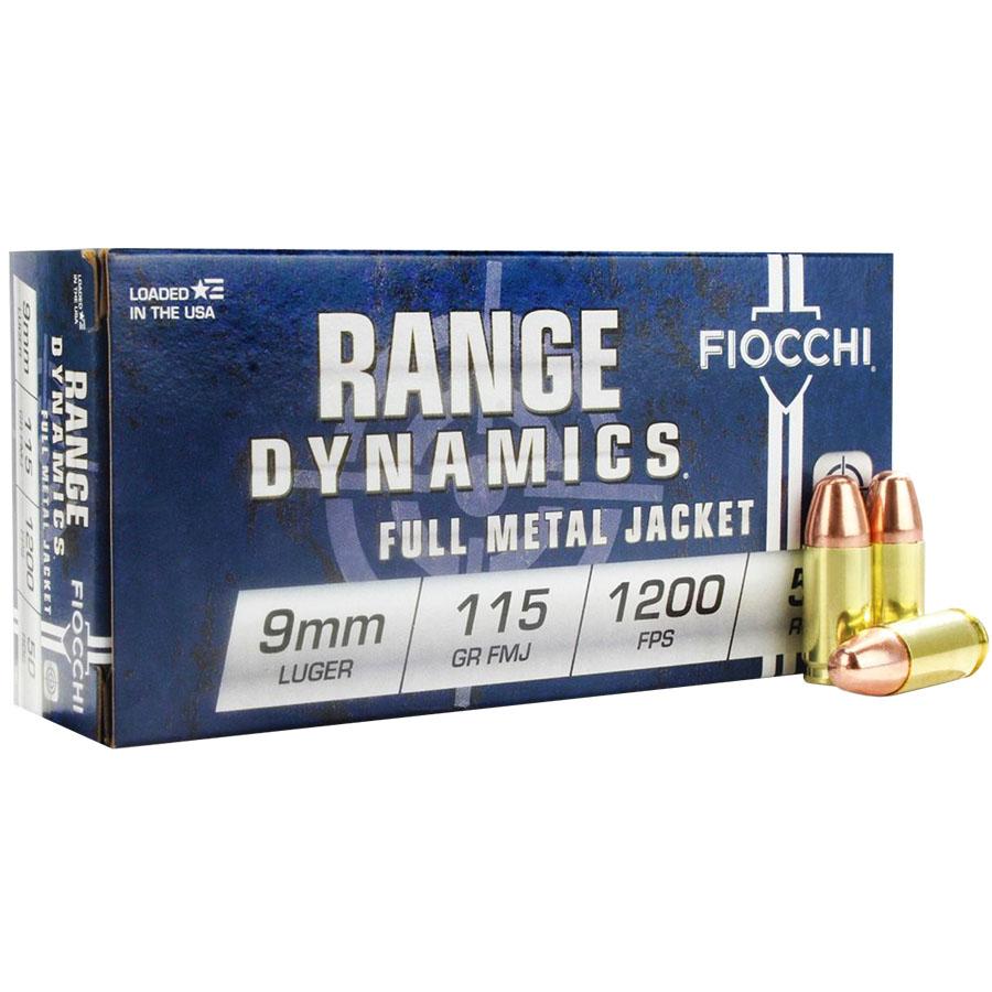 Maximize Your Range Sessions with Fiocchi 9mm Luger 115gr FMJ Ammo