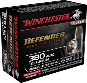WINCHESTER SPRME 380ACP 95GR JHP 20RD BOX 200RD CASE