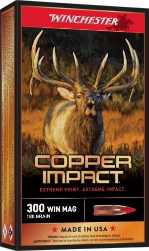 WINCHESTER COPPER IMPACT 300WM 180G LF 20RD BX 200RD CASE