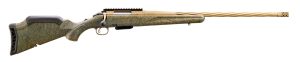 RUGER AMERICAN G2 PREDATOR 350 LEGEND RIFLE 22" SPIRAL FLUTED, BURNT BRONZE/GREEN SPLATTER 5RD MAG