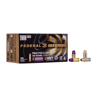 9MM LUGER 147GR HST JHP/SYNTECH TSJ 100/BOX