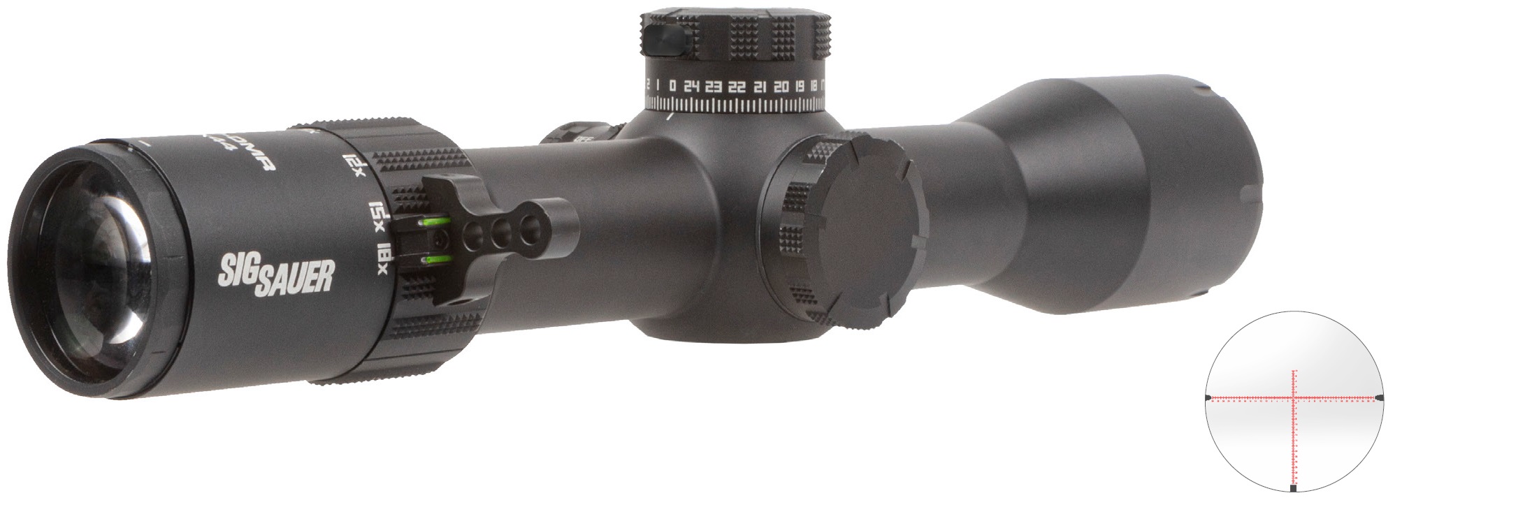 SIG SAUER TANGO DMR 3-18X44 34MM MOA 2.0
