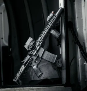 DANIEL DEFENSE PDW REGULATOR 300BLK SBR 7"BBL, SILENCER CO OMEGA CAN, AMG UH1 G2 OPTIC 1-30RD
