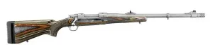 RUGER HAWKEYE GUIDE GUN 375 RUGER BOLT RFL, 20" MT STS THRDED, GRN MTN STOCK, 3RD