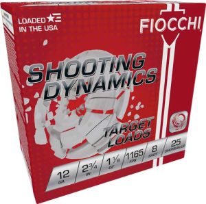 FIOCCHI 12GA 2.75" 1-1/8OZ #8 - 1165FPS 250RD CASE LOT
