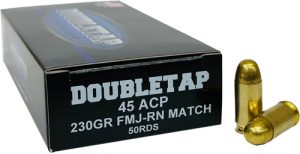 DOUBLETAP 45ACP 230GR FMJ-RN - MATCH 50RD 20BX/CS