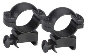 TRADITIONS RINGS 1" WEAVER - HIGH MATTE BLACK