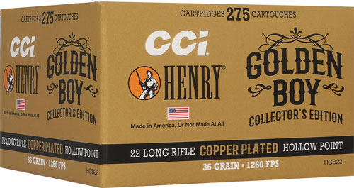 CCI HENRY GOLDEN BOY EDITION - 36GR CPHP 1260FPS 275RD 10BX/C