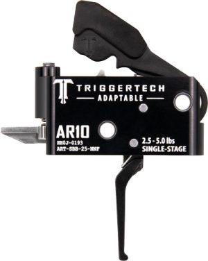 TRIGGERTECH AR10 SINGLE STAGE - ADAPTABLE STRAIGHT FLAT BLACK