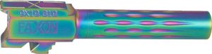 FAXON FITS GLOCK 19 BARREL 9MM - FLAME FLUTED NON THREADED CHAM