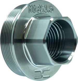 FAXON M18X1.5 DIRECT THREAD TO - HUB ADAPTER TITANIUM