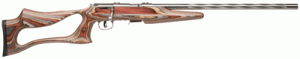 SAVAGE 93-BSEV 22WMR 21" HB - FLUTED ACU-TGR SS/BRN LAM EVO