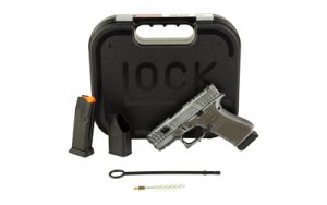 GLOCK 43X HOTH 9MM 15RD BW GREY