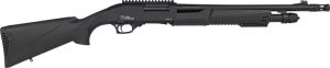 IVER JOHNSON PUMP 12GA 3" 18" - MUZZLE BRAKE BLUED SYNTHETIC