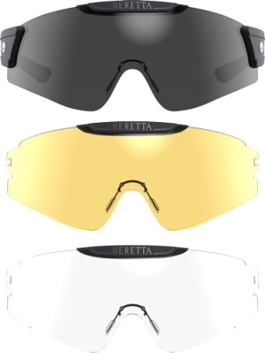 BERETTA INTERMASK EYEGLASSES - INTERCHANGE FUME/NEUTRAL/YLLW