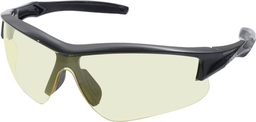 HOWARD LEIGHT ACADIA GLASSES - BLACK FRAME/AMBER LENS