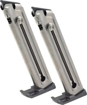 RUGER MAGAZINE MK IV 22/45 - 22LR 10RD NICKEL 2-PK