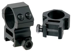 UTG RINGS 1" MEDIUM PROFILE - MATTE BLACK PICATINNY/WEAVER