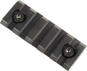 GUNTEC REMOVABLE ACCY RAIL - 2" KEYMOD BLACK