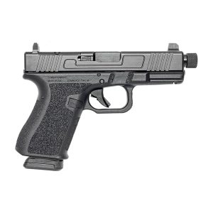 Combat Armory CA19 OR Handgun 9mm Luger 15rd Magazine 4.49" Threaded Barrel Black with Suppressor Height Sights