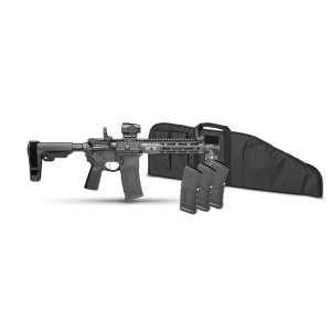 Springfield Saint Victor Gear Pac Pistol .300 BLK 30rd Magazines(4) 9.5'' Barrel SBA3 4 Brace Viridian Venta Red Dot Bag