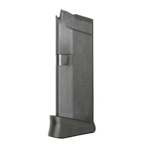 Glock Factory Original Glock 42 Magazine w/Extension Glock 42 .380 ACP Black Polymer 6/rd