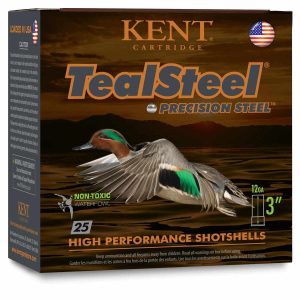 Kent Teal Steel Shotshells 12 ga 3" 1-1/4oz 1350 fps #5 25/ct