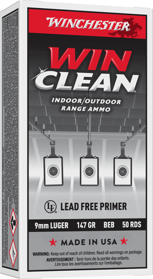 WINCHESTER 9 MM SUPER-X TARGET WINCLEAN 147 GR 50 RD/BX 10 BX/CS