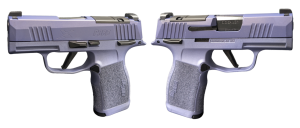SIG SAUER P365X 2 TONE PURPLE 9MM PSTL 3.10" 2-12RD OPTIC RDY MANUAL SAFETY