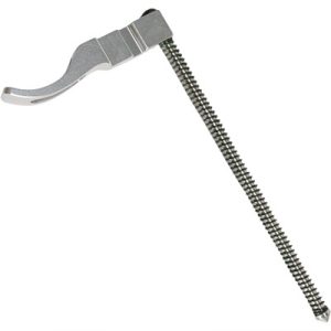 SPARTAN SKELETONIZED CHARGING HANDLE RUGER~ 10/22~ CHROME
