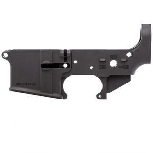 STRIPPED LOWER RECEIVER II NO LOGO FOR AR-15 BLACK