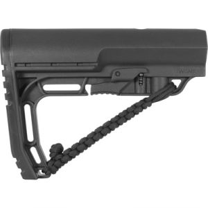 BATTLELINK MINIMALIST STOCK MILSPEC W/ BLK WOVEN NRAT STRAP