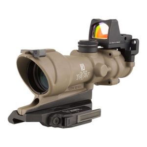 ACOG ECOS 4X32MM FIXED CROSSHAIR FDE W/QD MOUNT & RMR