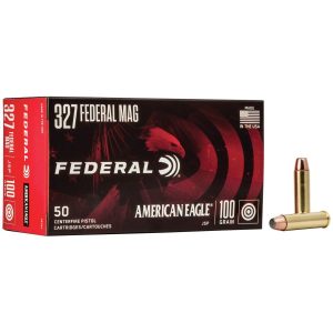 Federal American Eagle Handgun Ammunition .327 Mag 100 gr SP 1500 fps 50/ct