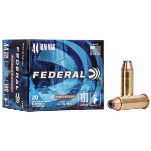 Federal Power-Shok Handgun Ammunition .44 Mag 180gr JHP 1460 fps 20ct